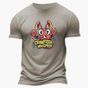 Crawfish Whisperer Unisex Tee in Kahaki